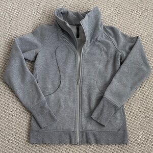 Lululemon Athletica Gray Zip-Up Hoodie “Old School” in great condition.